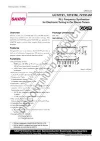 LC72191JMA-AH Datasheet Cover