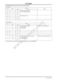 LC74736PT-E Datasheet Page 19