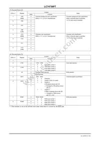LC74736PT-E Datasheet Page 21