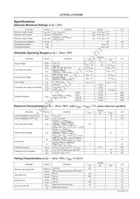LC74763M-9602-E Datasheet Page 2