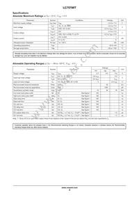 LC75700TS-TLM-E Datasheet Page 2
