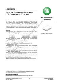 LC75805PEH-3H Datasheet Cover