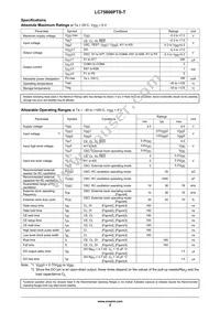 LC75806PTS-T-H Datasheet Page 2