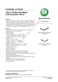 LC75810TS-8725-E Datasheet Cover