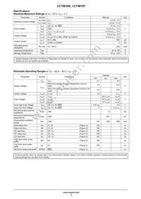 LC75810TS-8725-E Datasheet Page 3