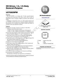 LC75829PW-H Datasheet Cover