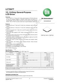 LC75847TS-E Datasheet Cover