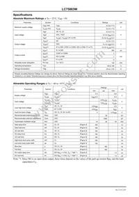 LC75863WS-E Datasheet Page 2