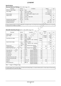 LC75879PTS-T-H Datasheet Page 2