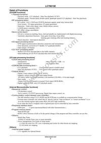 LC78615E-01US-H Datasheet Page 2