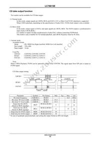 LC78615E-01US-H Datasheet Page 14