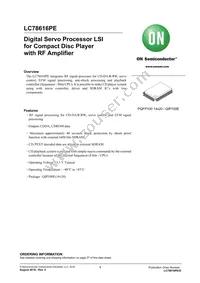 LC78616PE-6D02-H Datasheet Cover