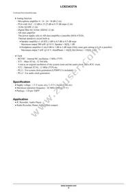 LC823433TAK-2H Datasheet Page 3