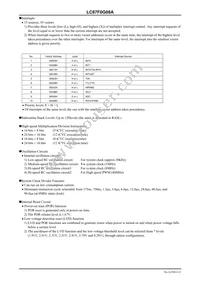 LC87F0G08AUJA-FH Datasheet Page 4