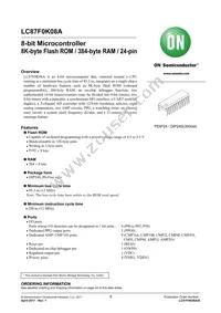 LC87F0K08AUDA-E Datasheet Cover