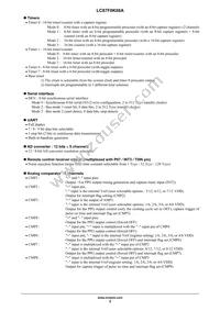 LC87F0K08AUDA-E Datasheet Page 2