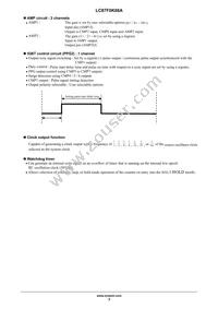 LC87F0K08AUDA-E Datasheet Page 3