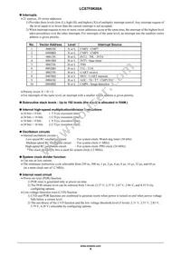 LC87F0K08AUDA-E Datasheet Page 4
