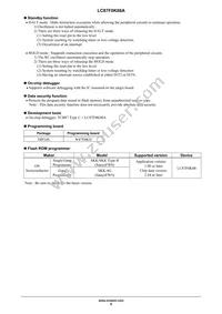 LC87F0K08AUDA-E Datasheet Page 5