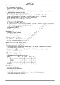 LC87F1A32AUWA-2H Datasheet Page 3