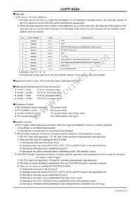 LC87F1A32AUWA-2H Datasheet Page 4