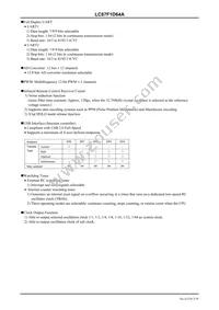 LC87F1D64AUWA-2H Datasheet Page 3