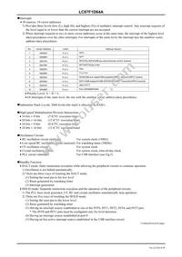LC87F1D64AUWA-2H Datasheet Page 4