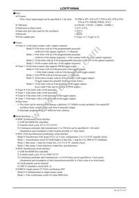 LC87F1K64AUWA-2H Datasheet Page 2