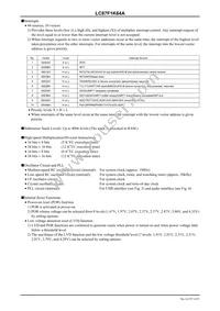 LC87F1K64AUWA-2H Datasheet Page 4