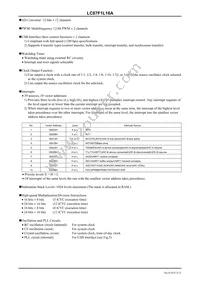 LC87F1L16AUWA-2H Datasheet Page 3