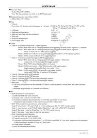 LC87F1M16AF5ZA0WA-6H Datasheet Page 2