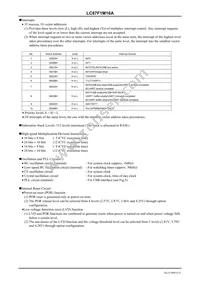 LC87F1M16AF5ZA0WA-6H Datasheet Page 4