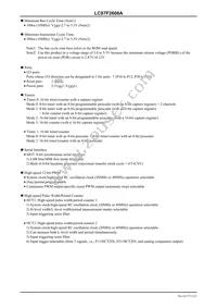 LC87F2608AUMM-AH Datasheet Page 2