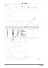 LC87F2H08AU-EB-2E Datasheet Page 3