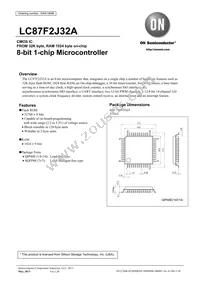 LC87F2J32AU-ED-E Datasheet Cover