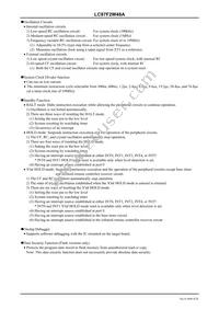 LC87F2W48AVU-SQFP-H Datasheet Page 4