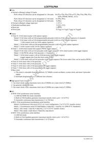 LC87F5LP6AUTE-2E Datasheet Page 2
