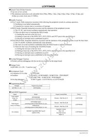 LC87F5N62BU-QIP-E Datasheet Page 4