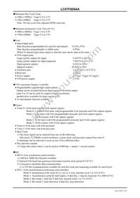 LC87F6D64AU-QFP-E Datasheet Page 2