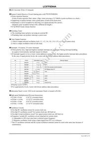 LC87F6D64AU-QFP-E Datasheet Page 3