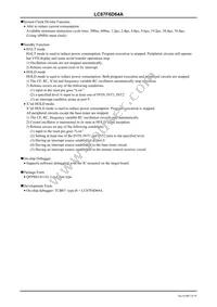 LC87F6D64AU-QFP-E Datasheet Page 4