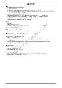 LC87F7J32AU-QIP-E Datasheet Page 3