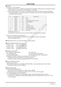 LC87F7J32AU-QIP-E Datasheet Page 4