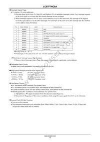LC87F7NC8AVUEJ-2H Datasheet Page 4