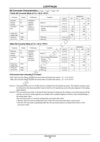 LC87F7NJ2AVUEJ-2H Datasheet Page 21