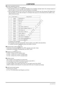 LC88F52H0AUTE-2H Datasheet Page 5