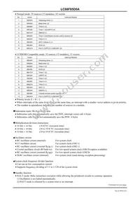 LC88F85D0AU-TQFP-H Datasheet Page 4