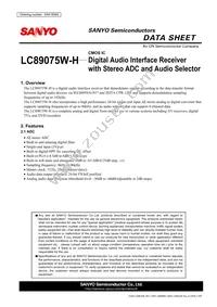 LC89075W-H Datasheet Cover