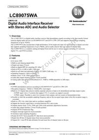 LC89075WA-H Datasheet Cover