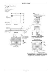 LC898111AXB-MH Datasheet Page 3